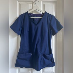 Purple Label by Healing Hands Scrub Set - navy